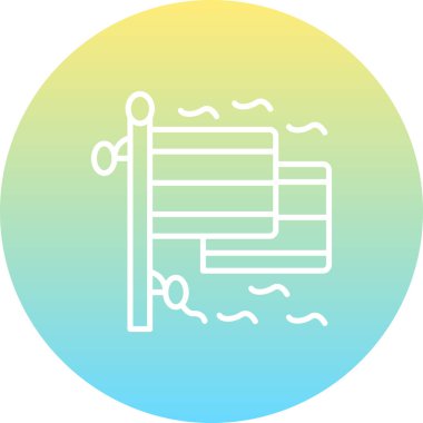 Almanya 'nın iki bayrağı, vektör simgesi