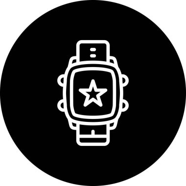 Akıllı Saat Yıldızı Yüksek Kaliteli Özel Vektör Tasarımı