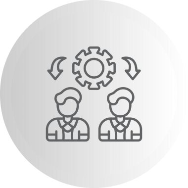 Kişiler Arası Yetenekler Modern Dengeli Markalaşma Vektörü Sembolü