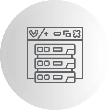 Çevrimiçi Sunucu Profesyonel Eşsiz Kullanıcı Arayüzü Düzeni