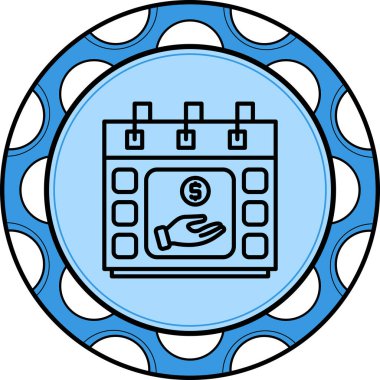 Takvim Geliri Günü Premium Çağdaş Düz Vektör Özelliği