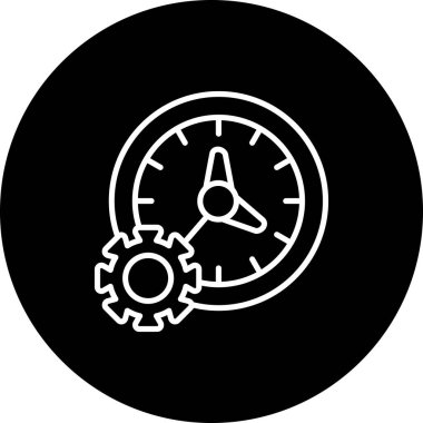 Zaman Yönetimi Eşsiz Web Grafiksel Resimlemesi