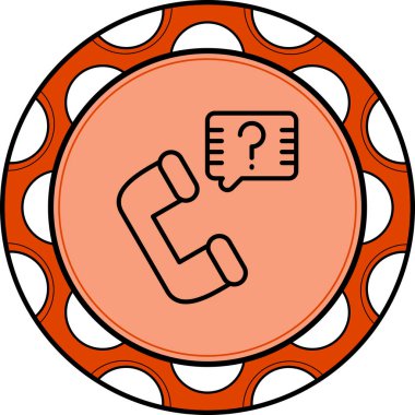 Konuşma web simgesi vektör illüstrasyonu