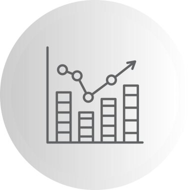 İlerleme web simgesi vektör illüstrasyonu