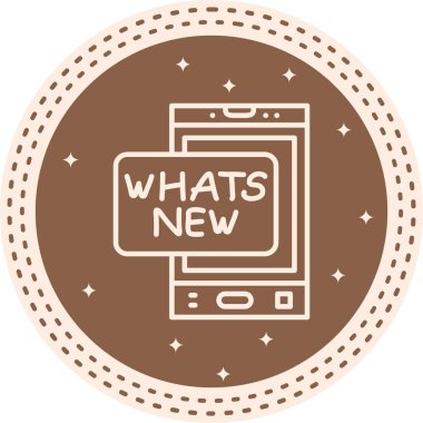 Yeni Web simgesi vektör illüstrasyonuName