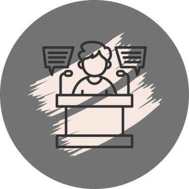 Konuşma Profesyoneli Asgari Yaratıcı Grafik Nesnesi