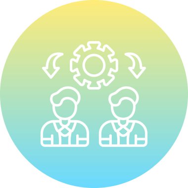 Skills web simgesi vektör çizimi