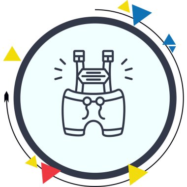 Kıyafet Yüksek Çözünürlüklü Düz Tasarım Sembolü