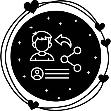 Web simge vektör çizim paylaşmak