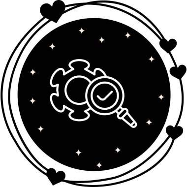 araştırma web simgesi vektör illüstrasyonu