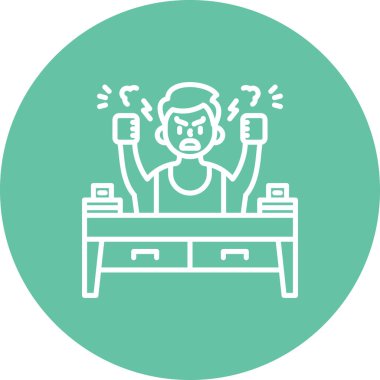 Kızgın Eşsiz Soyut Markalaştırma Grafiksel ŞekliName