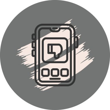 Web simgesi vektör illüstrasyonundan hoşlanmadım