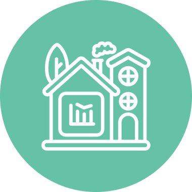 Ev Haritaları Belirgin Profesyonel Yaratıcı Grafik Elementi