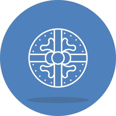 hediye kutusu web simgesi vektör illüstrasyonu