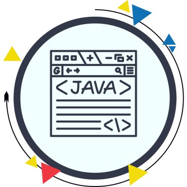 JAVA sözcüğünü içeren dosya belgesi beyaz üzerine izole edildi