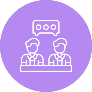  toplantı simgesi vektör illüstrasyon tasarımı