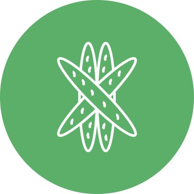 Ankistrodesmus Fusiformi Dinamik Sofistike Düz Sanat Düzeni