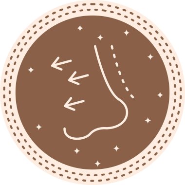 Burun Cerrahisi Özel Vektör Tasarımı Varlığı