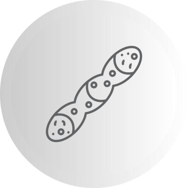 Pleurotaenium Ovatum High Resolution Flat Design Symbol