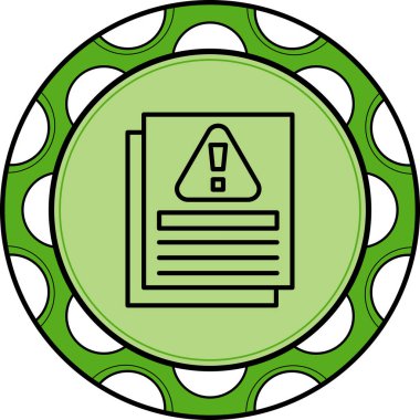 Değerlendirme web simgesi vektör çizimi