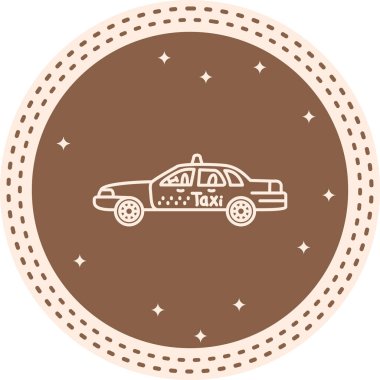 Taksi Asgari Yüksek Çözünürlüklü Vektör Düzeni