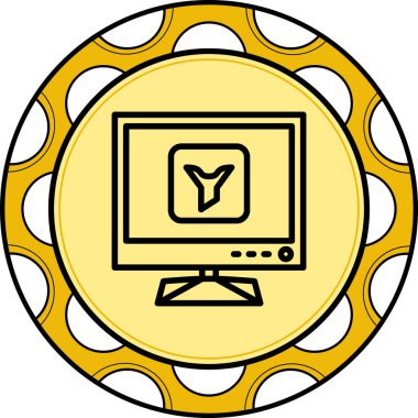 Tv Huni Dengeli Özel Düz Vektör Düzeni