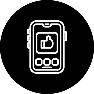 Çizgi Ağ ikonu vektör çizimi gibi