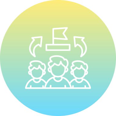 Rekabetçi Dengeli Yenilikçi Ürün Grafik Elementi