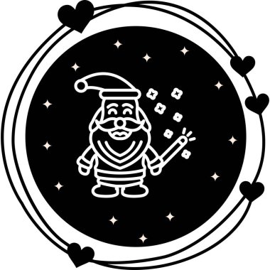 Noel Baba Yenilikçi Modern Yaratıcı Grafik Özelliği