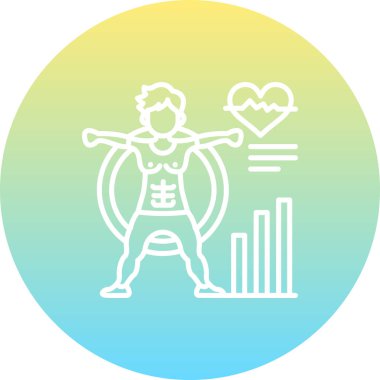 Sıçrayan Jack Belirgin Asgari Damgalama Vektör Varlığı