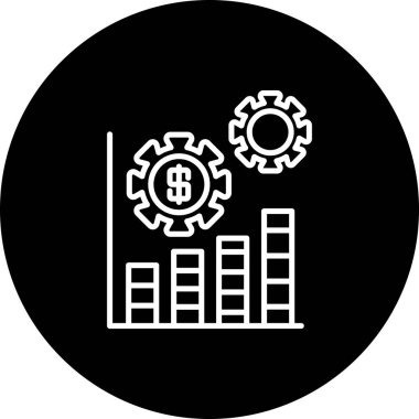 yönetim web simgesi vektör illüstrasyonu