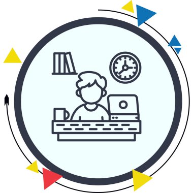 İş Yeri Stili Özel Vektör Tasarım Varlığı