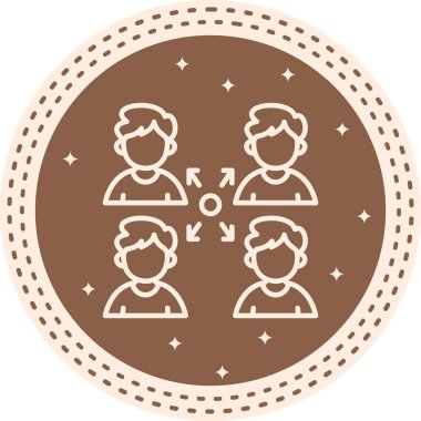  toplantı simgesi vektör illüstrasyon tasarımı