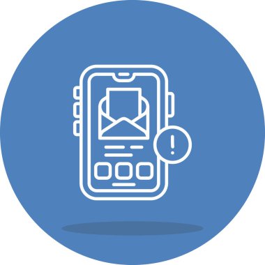 Uyarı Ağ ikonu vektör illüstrasyonu