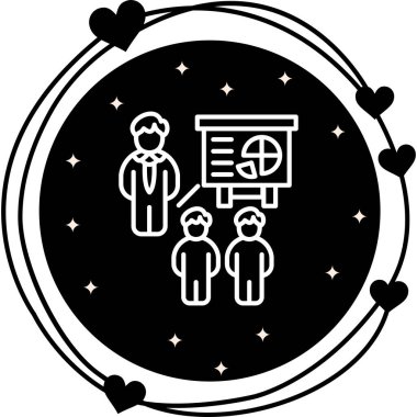 iş liderliği, web basit simgesi