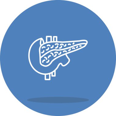 Pankreas Eşsiz Soyut Markalaştırma Grafik ŞekliName