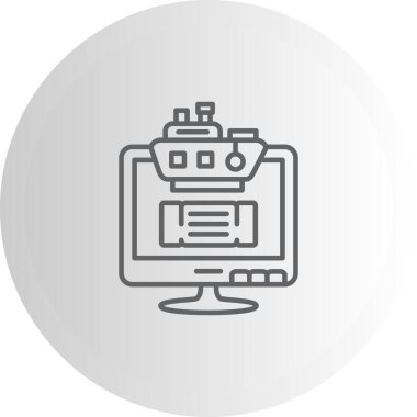 Elektronik Bilet Dinamik Modern Yaratıcı Vektör Varlığı