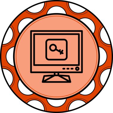 TV Anahtarı Minimum Düz Yaratıcı Grafik Tasarımı