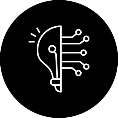 Teknoloji Premium Minimal Düz Vektör İllüstrasyonu