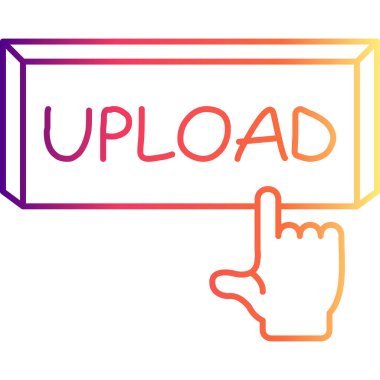 Simge vektör illüstrasyon tasarımı yükle