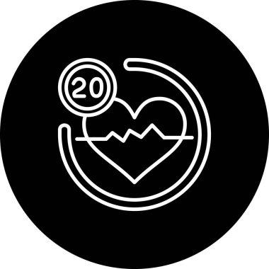 kalp hızı izleme sistemi simgesi