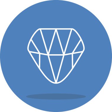 elmas satırı simgesi, vektör çizim