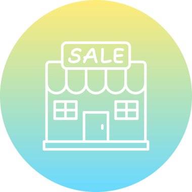 Mağaza Satışı Dengeli Düz Modern Tasarım Elemanı