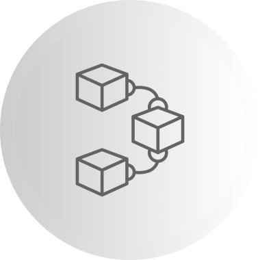 Engelleme Zinciri Temizlenmiş Dijital Grafik Düzeni