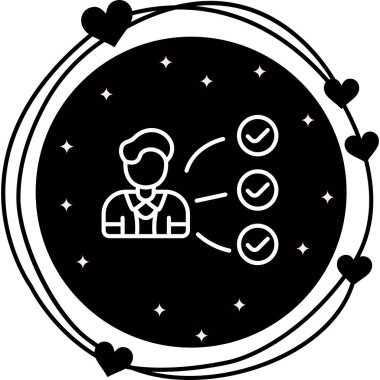 Skills web simgesi vektör çizimi