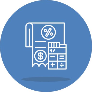 Bütçe Hesaplayıcı Sofistike Temiz Ürün Grafik Şekli