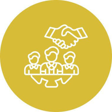 takım web simgesi vektör illüstrasyonu