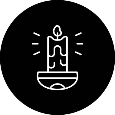 mum ağ ikonu vektör illüstrasyonu