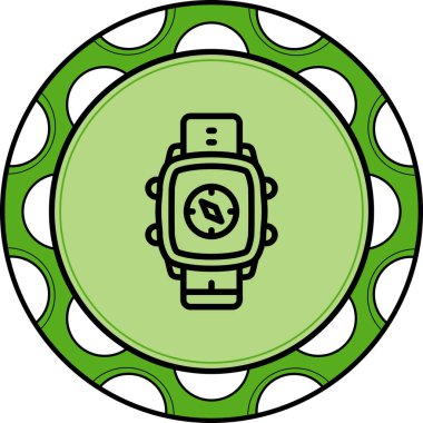 Akıllı İzleme Pusulası Belirgin Profesyonel Yaratıcı Grafik Elementi