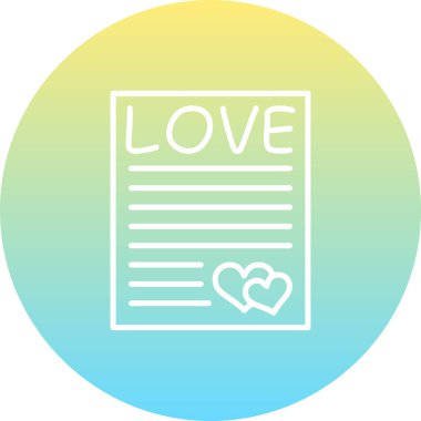 Aşk ve kalplerle beyaz bir çizgi çiziyor.